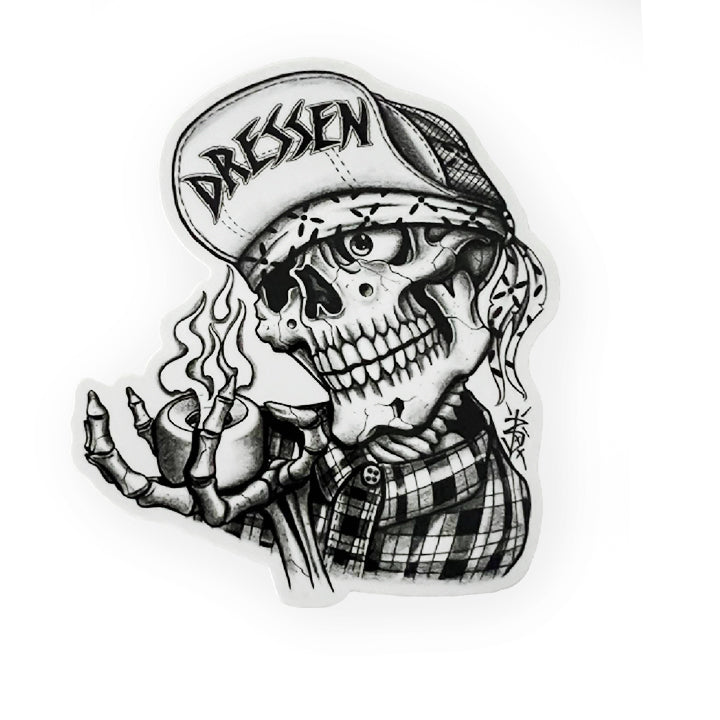 Dressen 'Skull' Sticker