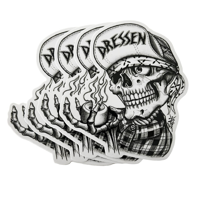 Dressen 'Skull' Sticker